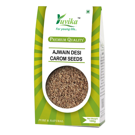 Ajwain Desi Barik - Carom Copticum - Carom Seeds Small (100g)