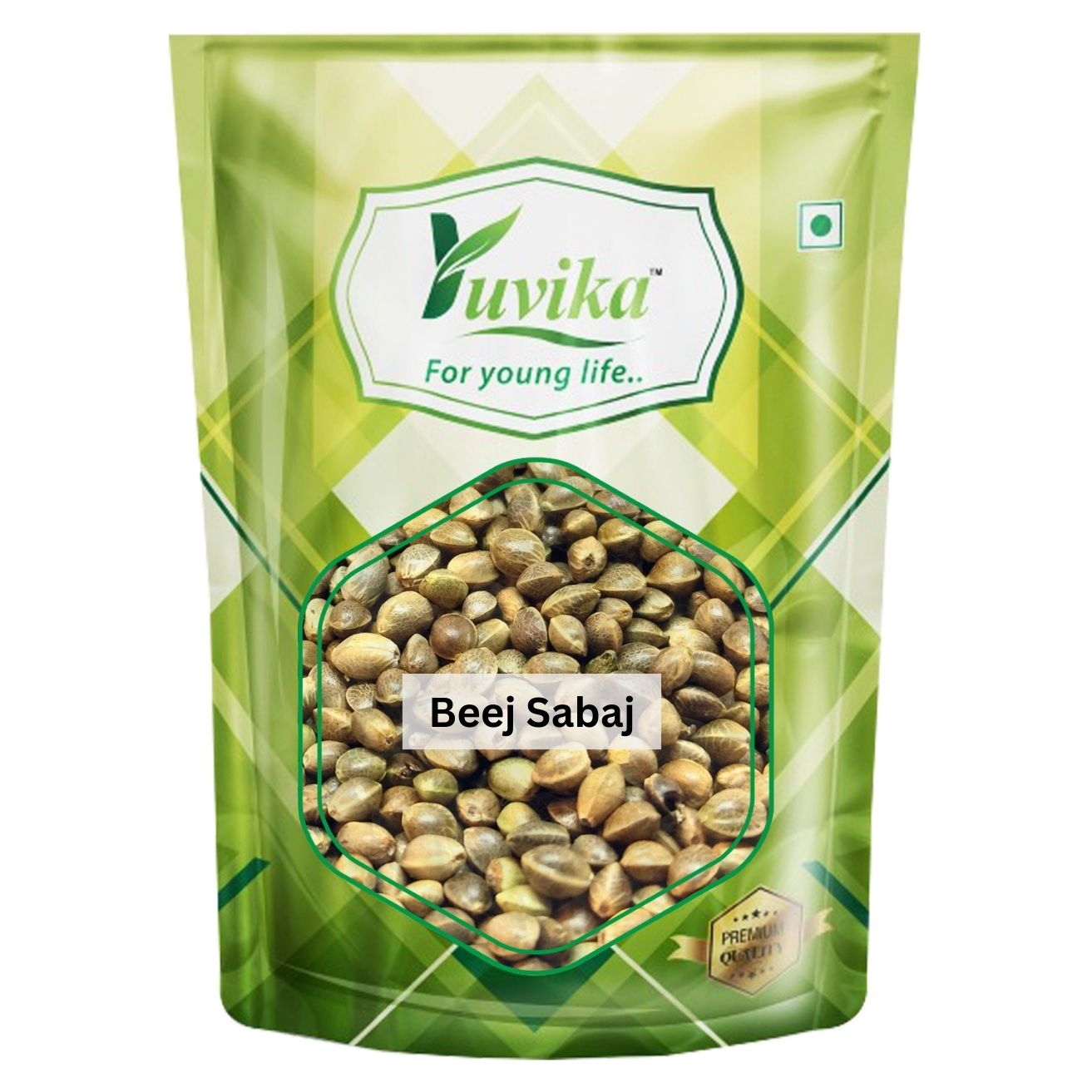 Beej Sabaj - Bhang Beej - Bhaang Beej - Cannabis sativa - Hemp Seeds Whole YUVIKA