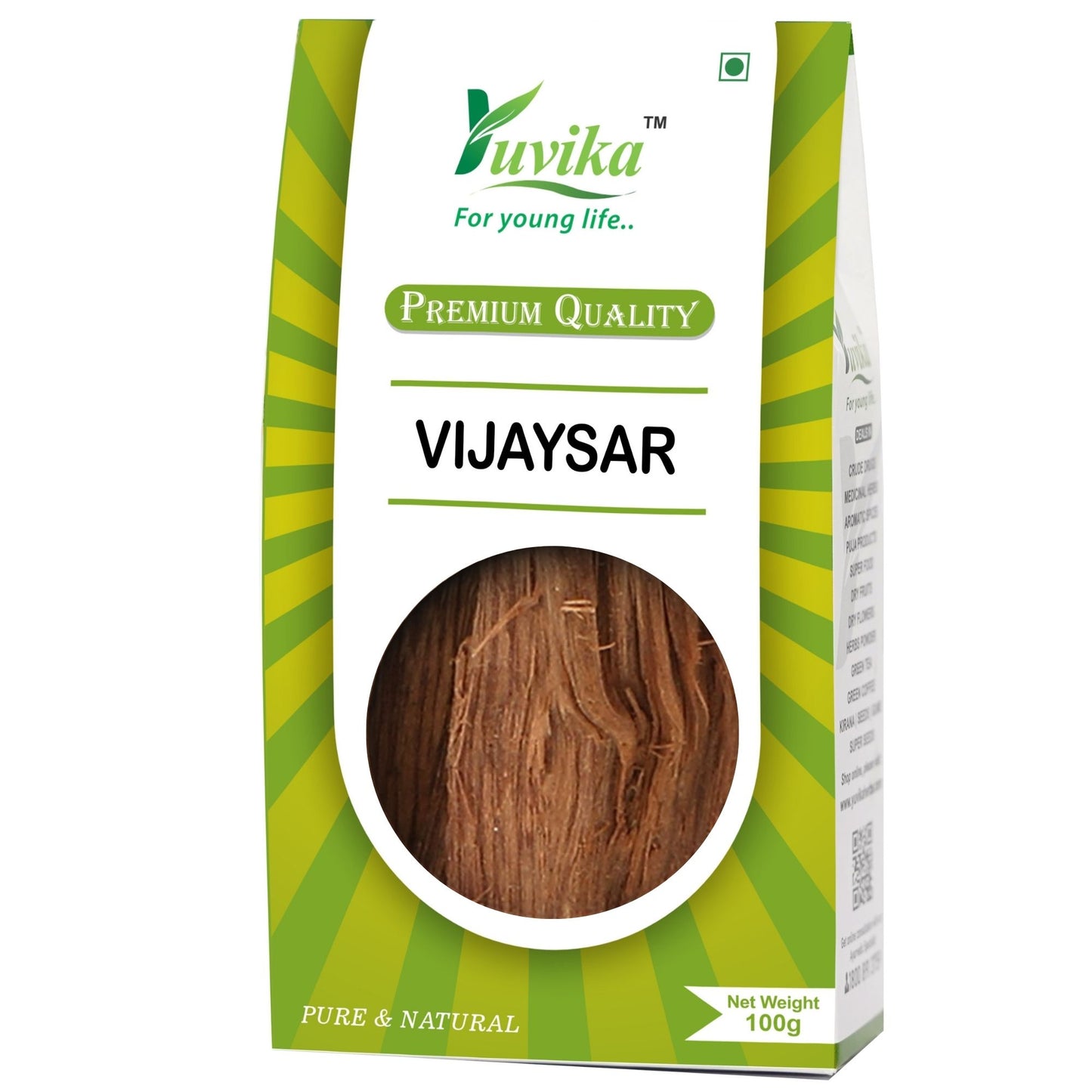 Vijaysar - Pterocarpus Marsupium - Indian Kino (100g)