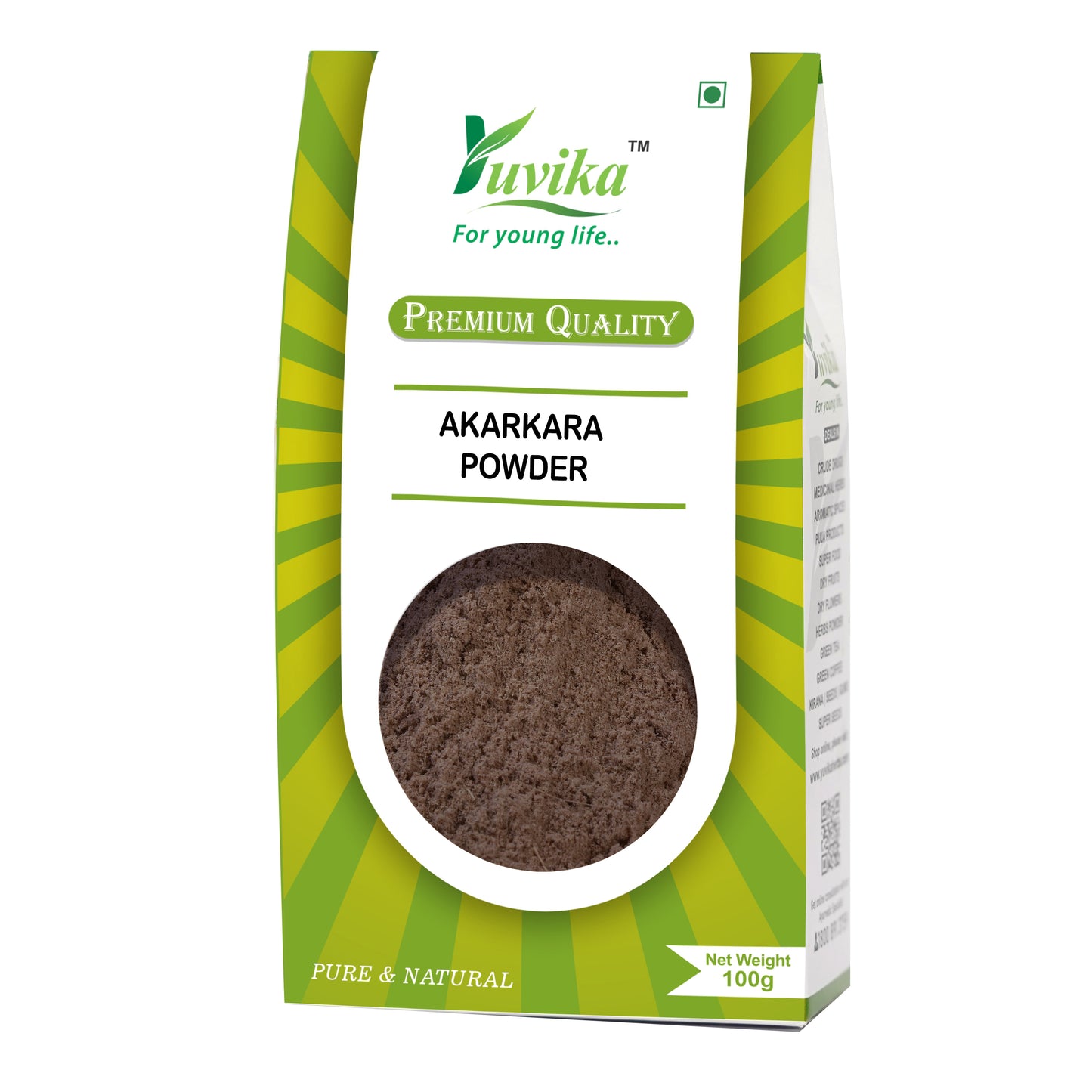 Akarkara Powder - Anacyclus Pyrethrum - Pellitory Root Powder (100g)