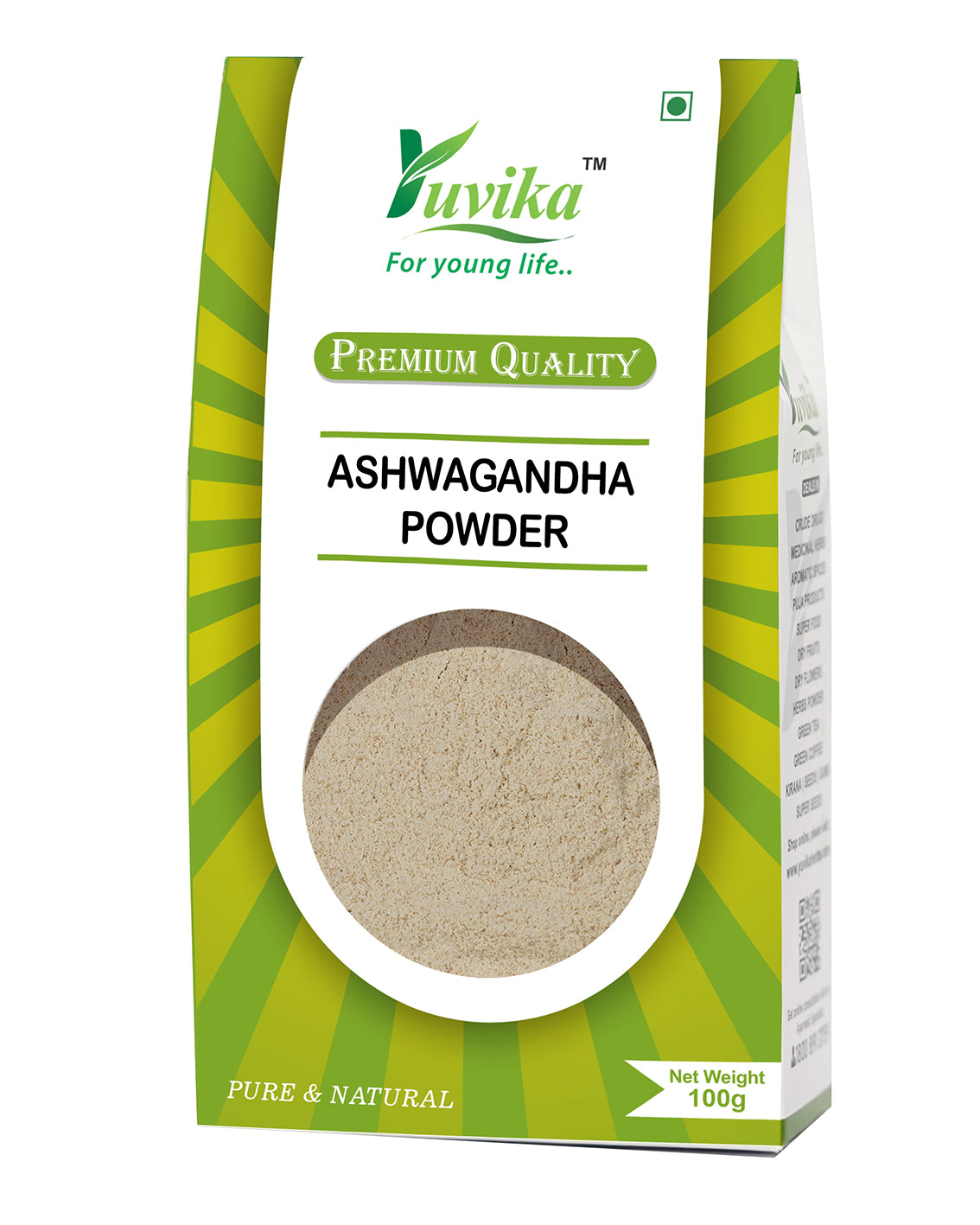 Ashwagandha Powder - Withania Somnifera (100G)