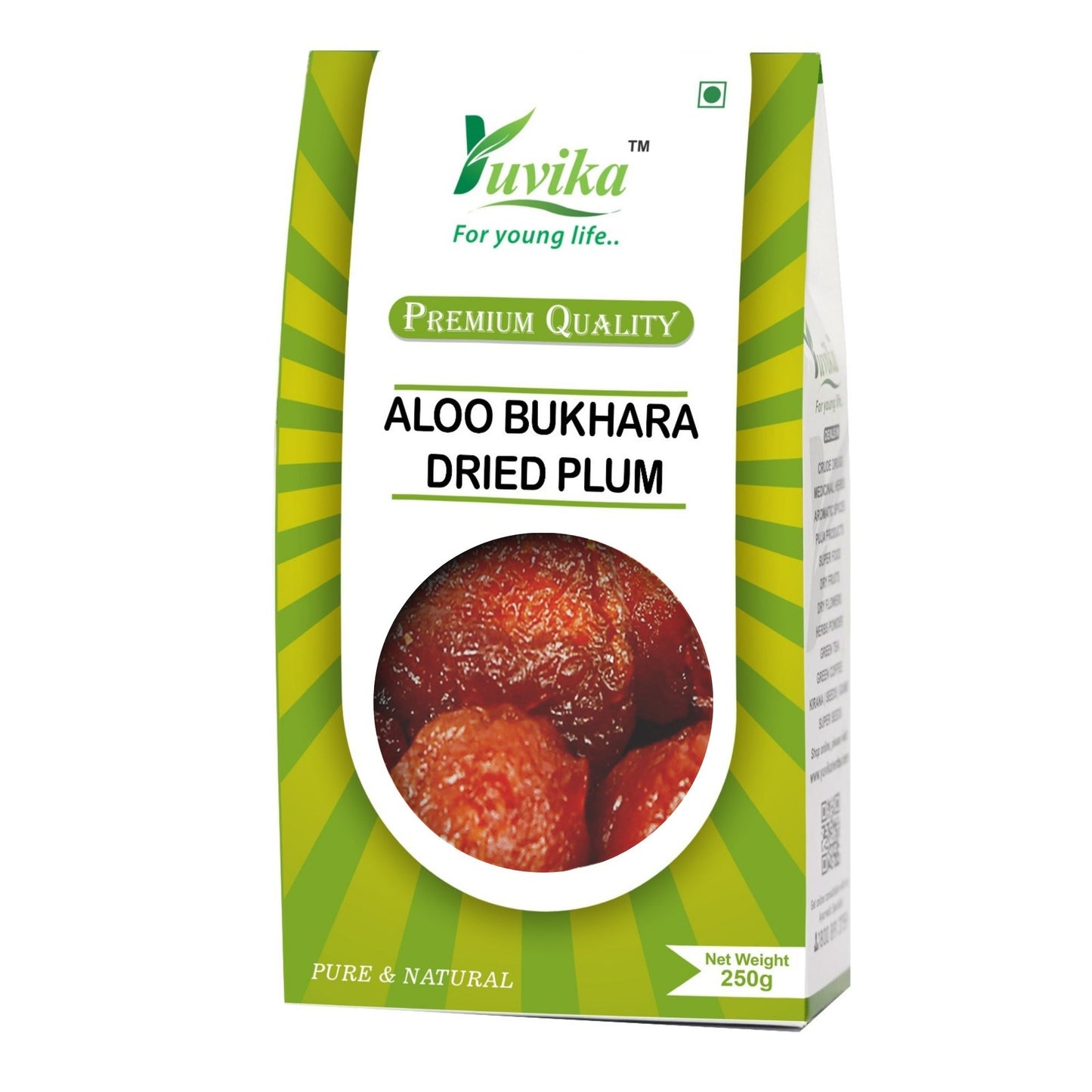Aloo Bukhara Dry - Subgenus Prunus - Dried Plum (250g)