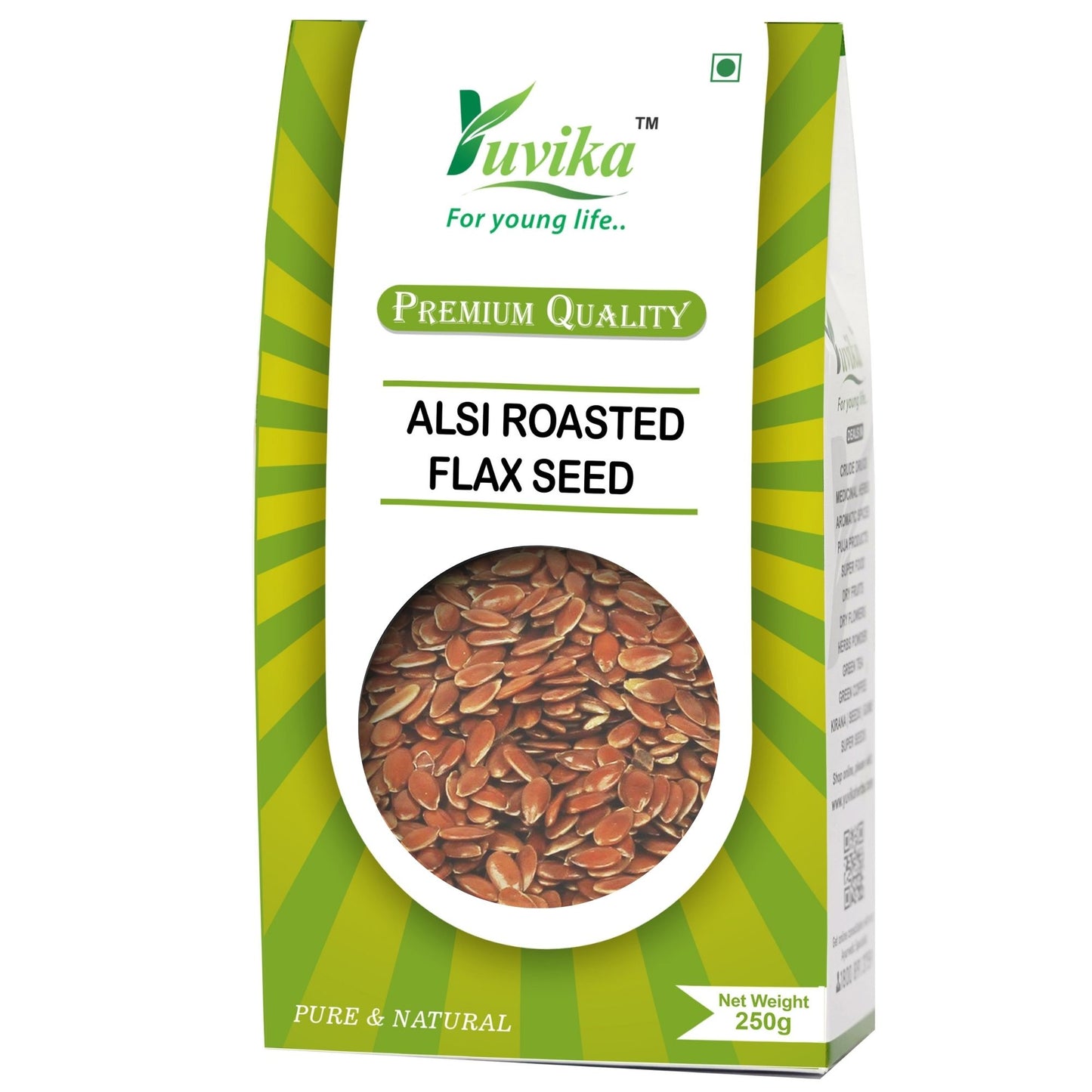 Alsi Roasted - Linum Usitatissimum - Flax Seed Roasted (250g)