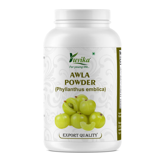 Yuvika Awla Powder - Amla Dry - Phyllanthus Emblica - Indian Gooseberry(100g)