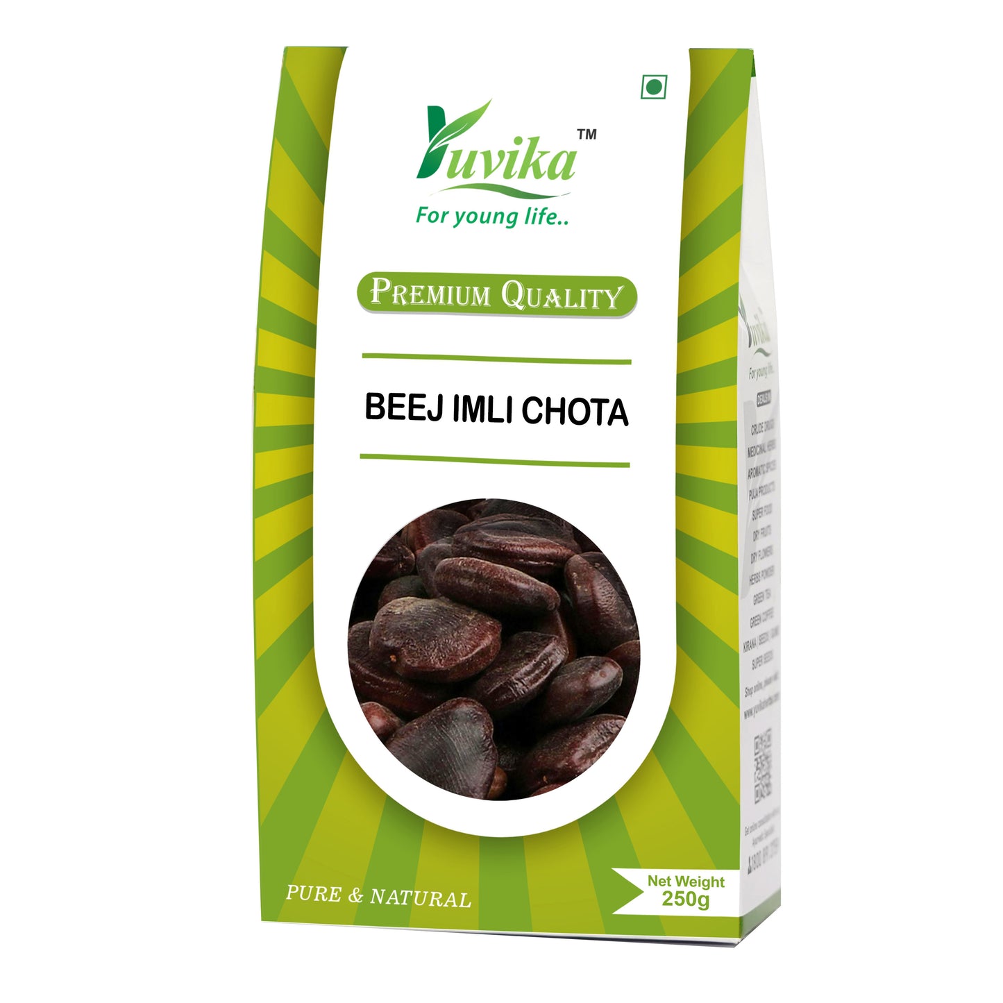 Beej Imli Chota - Tamarindus Indica - Emli Seeds Small  - Tamarind Seeds Small (250g)