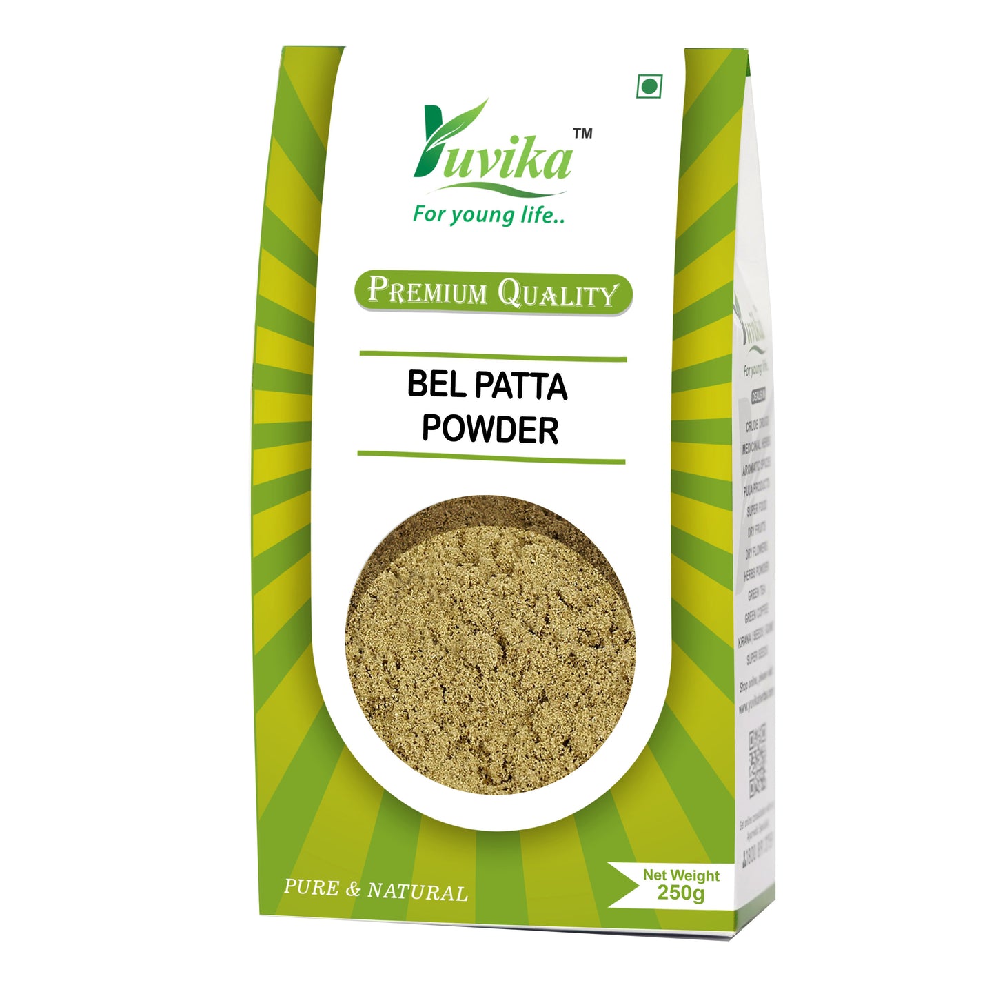 Bel Patta Powder - Bel Patra Powder - Bilva Bel Leaf - Aegle Marmelos Powder (250g)