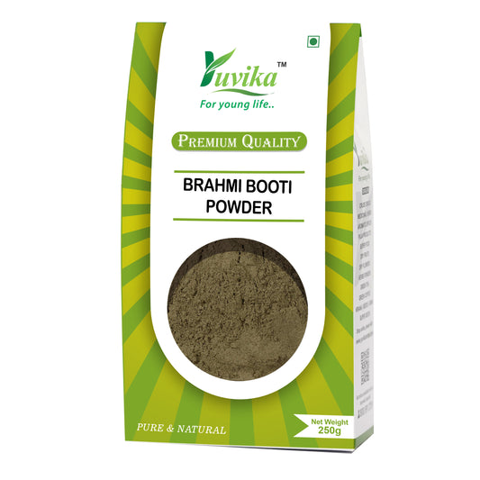 Brahmi Booti Powder - Gotu Kola - Bacopa Monnieri Linn - Indian Pennywort (250G)