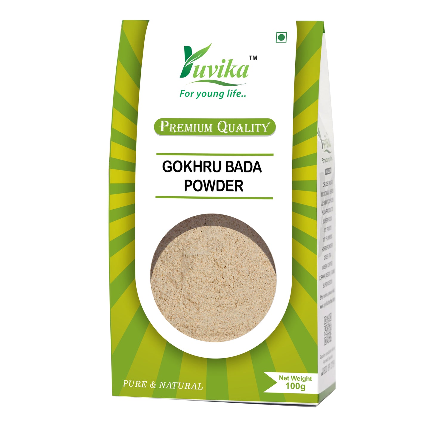 Gokhru Bada Powder - Pedalium Murex - Large Caltrops (100g)