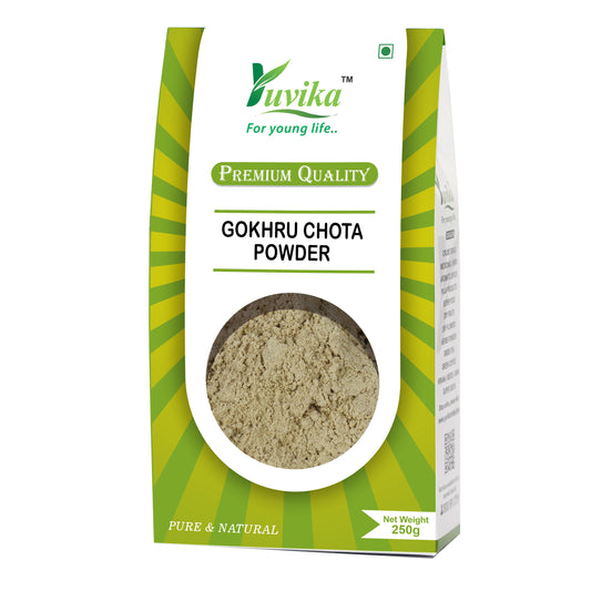 Gokhru Chota Powder - Tribulus Terrestris Seeds - Small Caltrops Powder (250g)