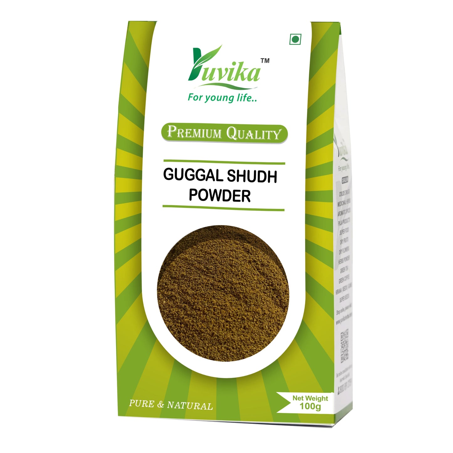 Guggal Shudh Powder - Guggulu Powder (100g)