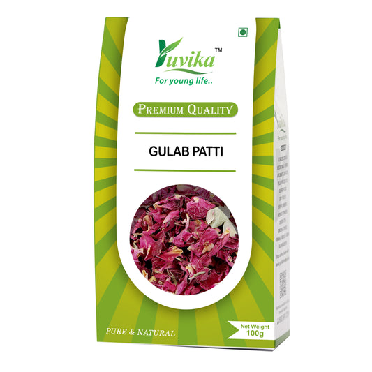 Gulab Patti - Rosa Gallica - Dry Rose Petal (100g)