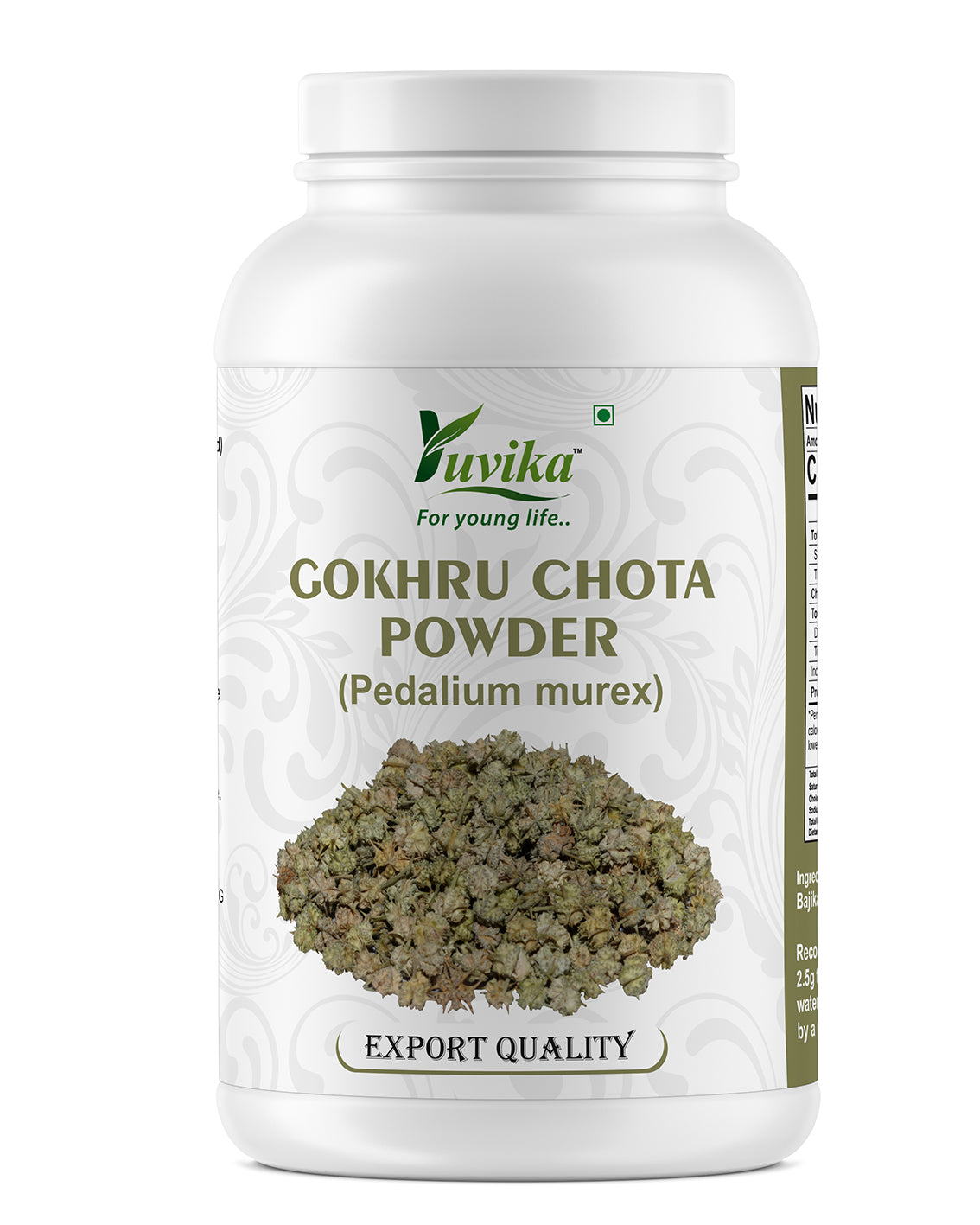 Yuvika Gokhru Chota Powder - Gokhroo Chota - Tribulus Terrestris Seeds - Small Caltrops Powder (100g)