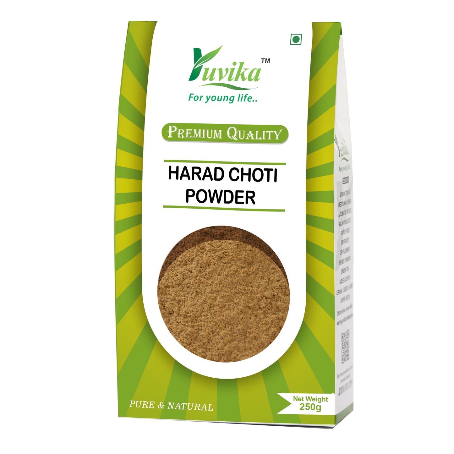 Harad Choti Powder - Kali Harad - Black Himej - Terminalia Chebula - Myrobalan (250g)