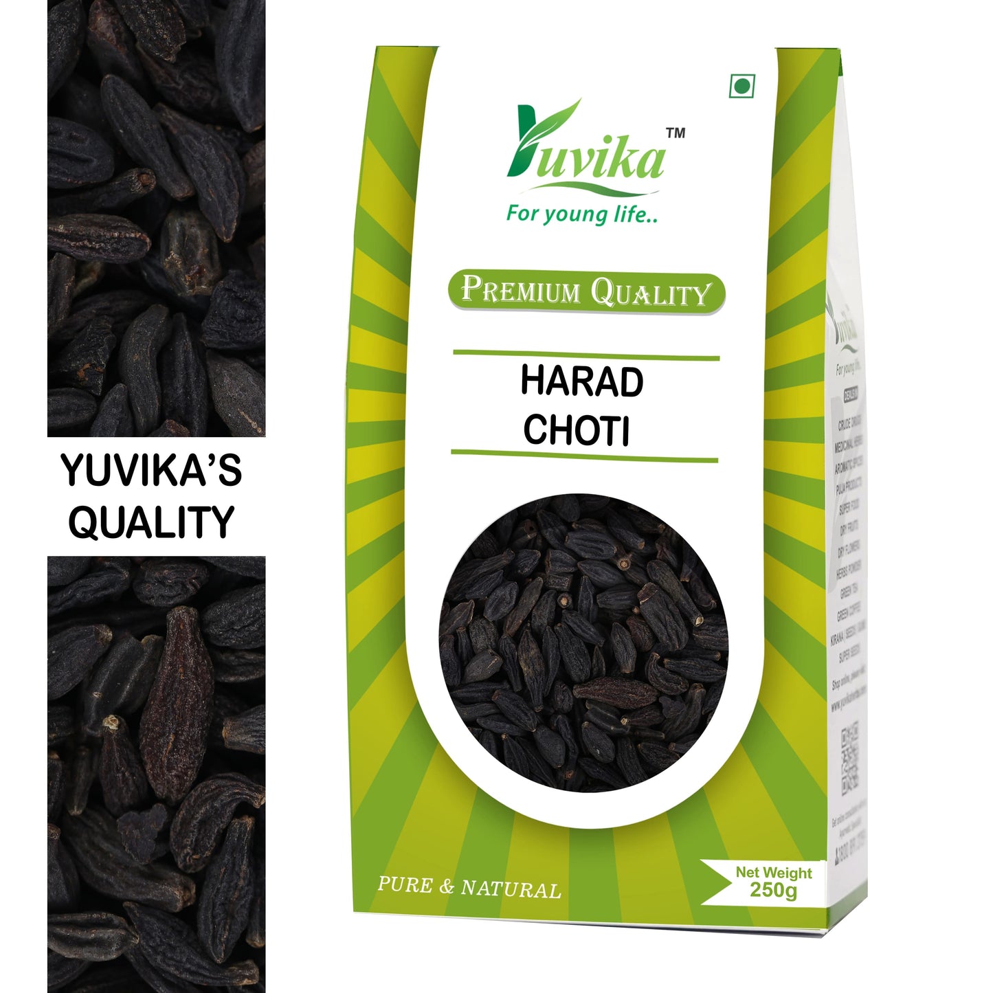 Harad Choti - Kali Harad - Black Himej - Terminalia Chebula - Myrobalan (250g)