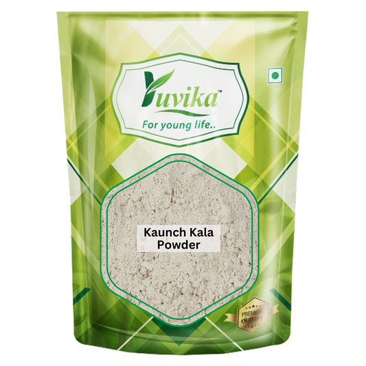 Kaunch Kala Powder (without Peel) - Mucuna Pruriens - Black Kaunch Seeds Powder - CowhageBeej.