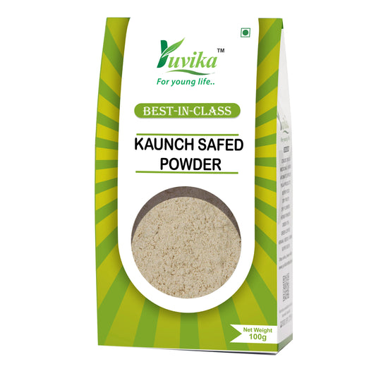 Kaunch Safed Powder - Mucuna Pruriens - Cowhage (100g)