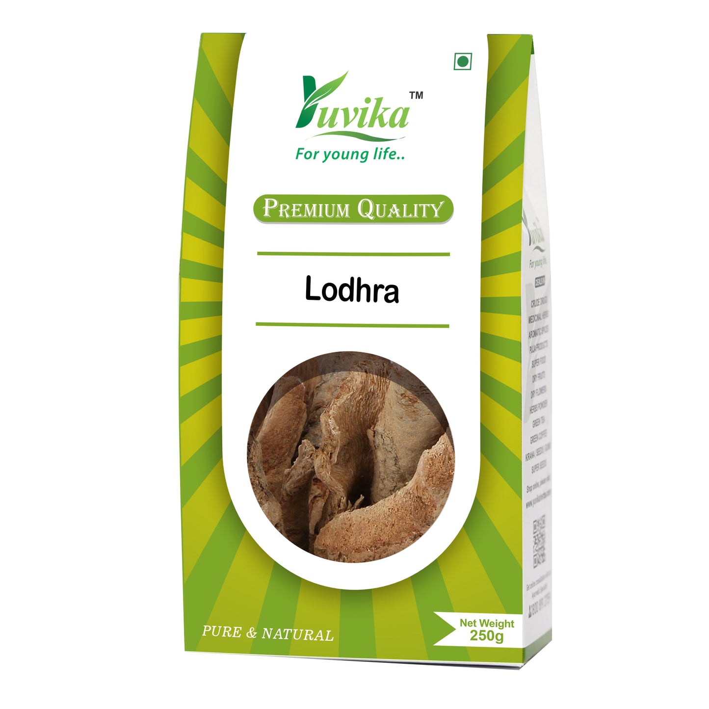 Lodhra -Lodh Pathani - Symplocos Racemosa 250 Gram