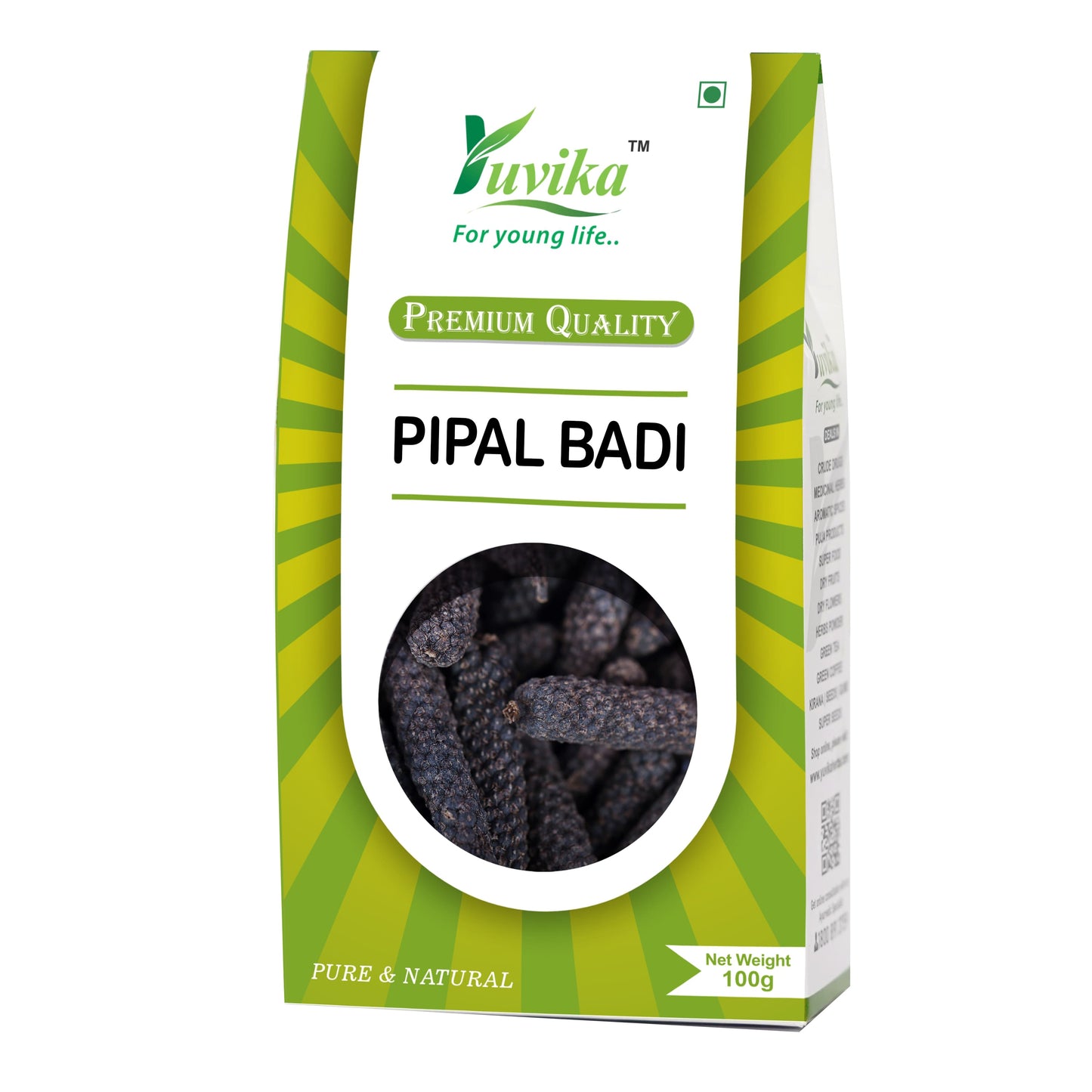 Pipal Badi - Pipali - Piper Retrofractum - Piper Longum (100g)