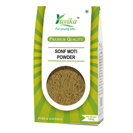 Sonf Moti Powder - Saunf Moti Powder - Foeniculum Vulgare - Fennel Seeds Powder (100g)