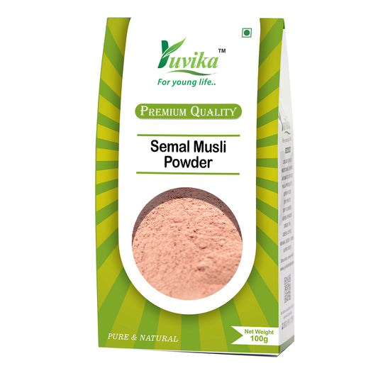 Semal Musli Powder - Musli Simbal - Bombax Malabaricum DC - Silk Cotton Root (100g)