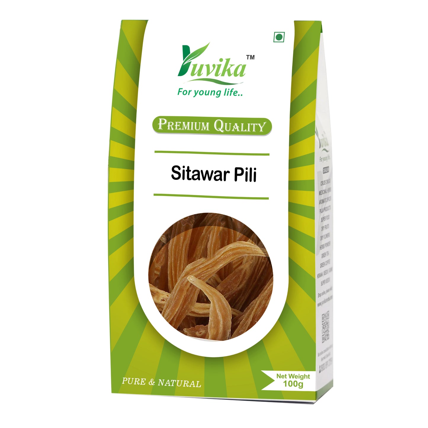 Sitawar Pili - Shatawar Pili - Asparagus Racemosus - Indian Asparagus (100G)