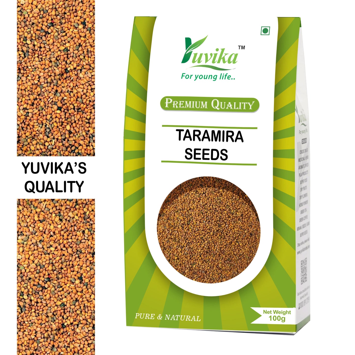 Taramira Seeds - Tarameera Seeds - Tara Mira Seeds - Brassica eruca (100g)