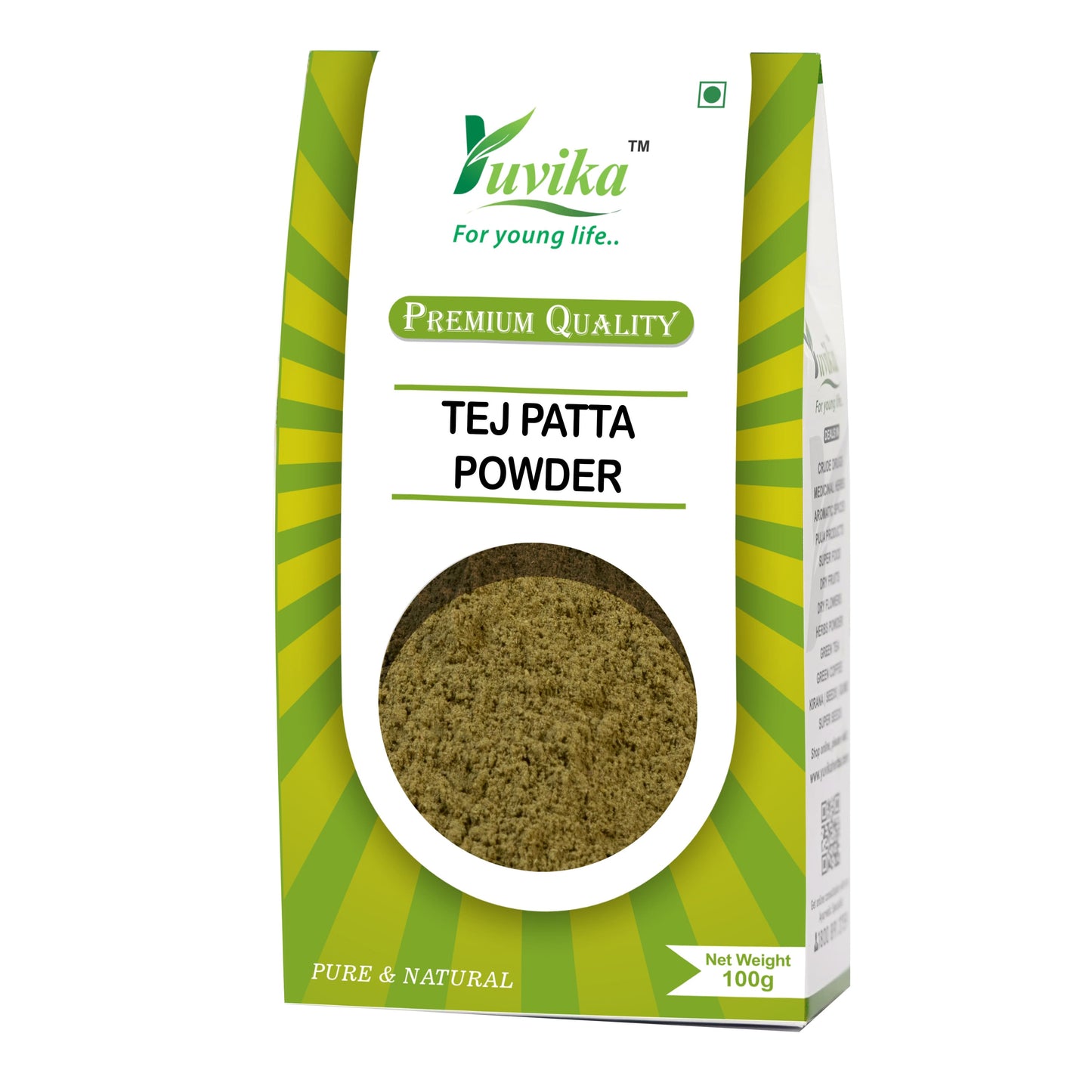 Tej Patta Powder - Cinnamomum Tamala - Bay Leaves Powder (100g)