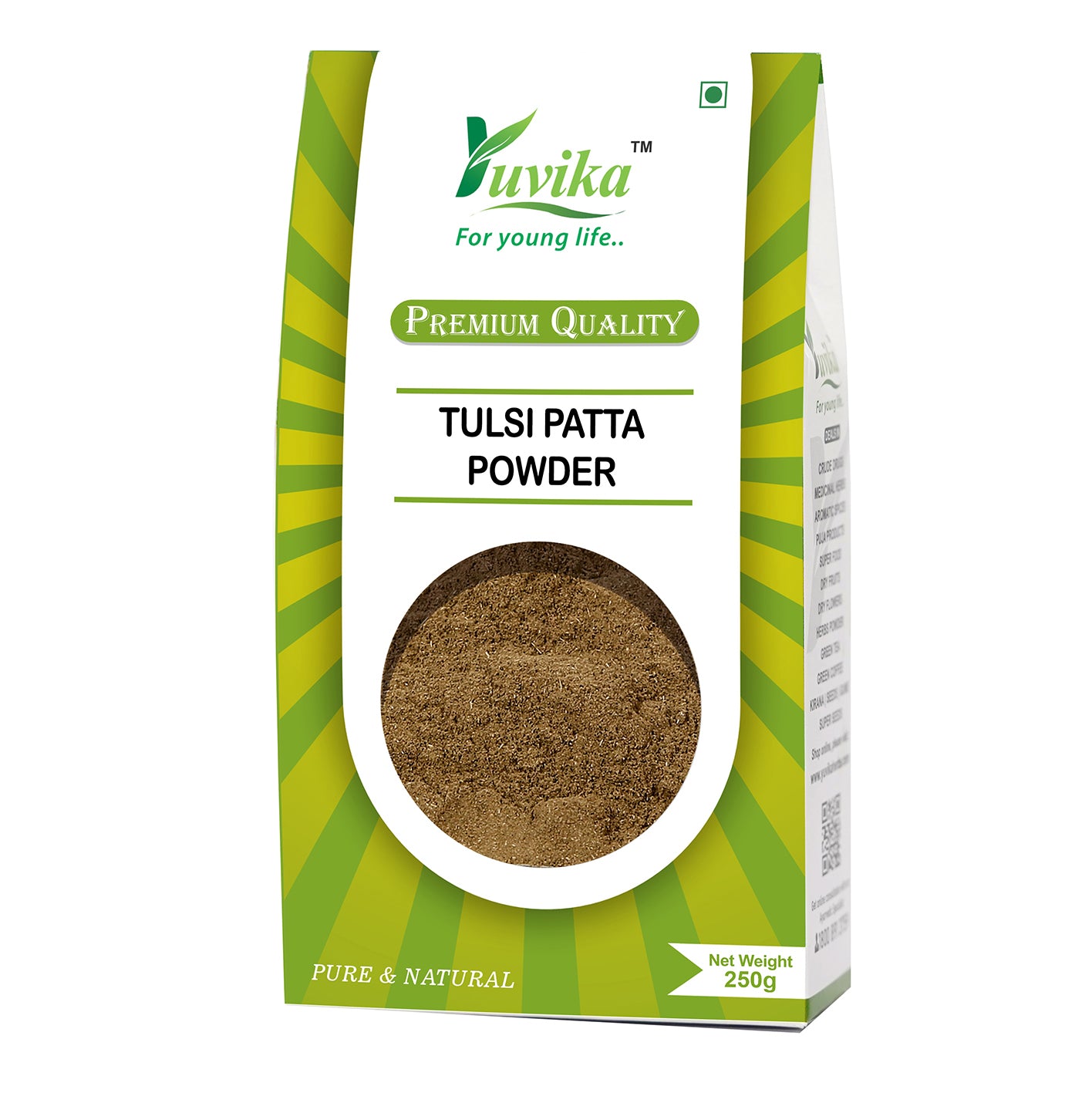 Tulsi Patta Powder - Ocimum Sanctum - Basil  Leaves Powder (250g)