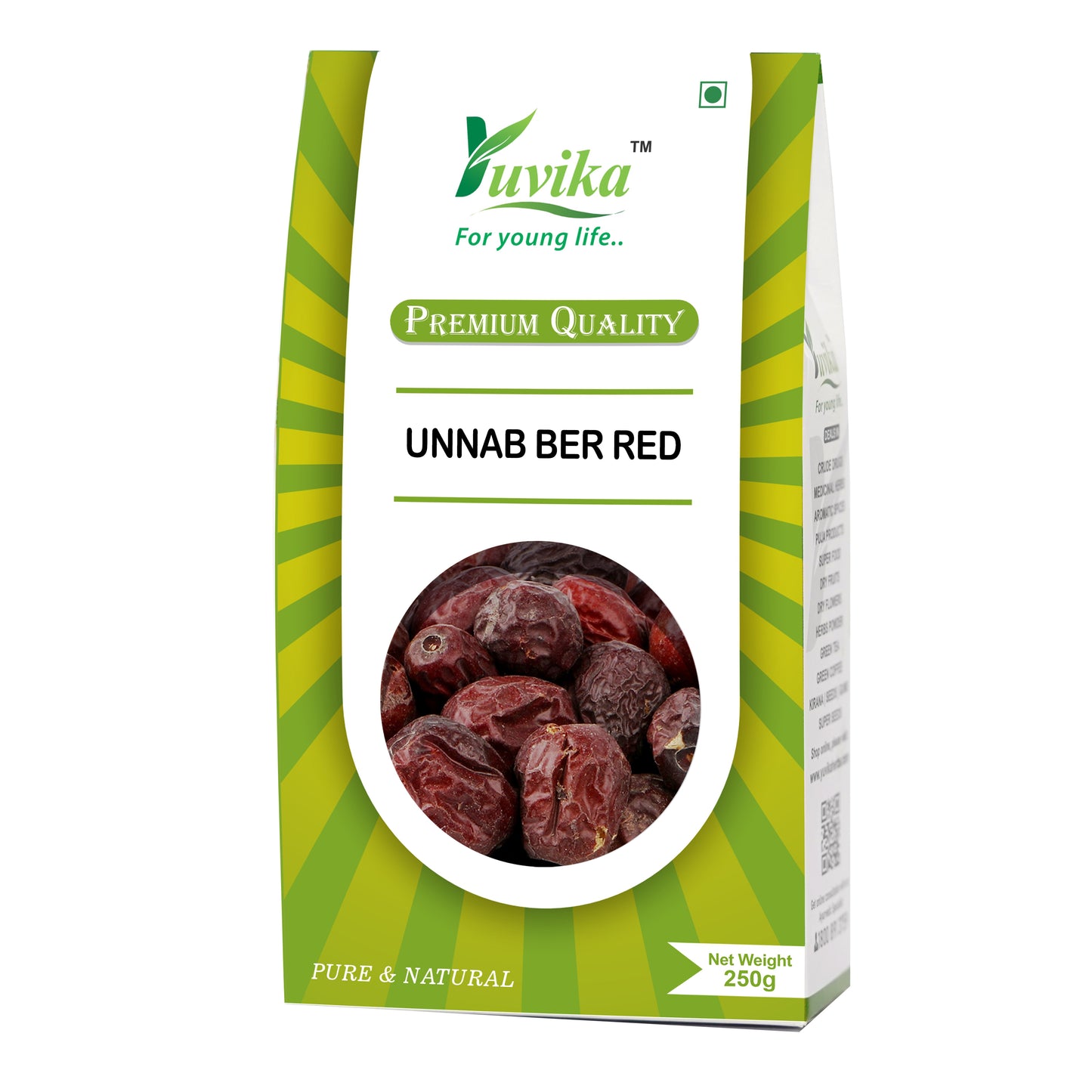 Unnab Ber Red - Zizyphus Sativa Gaetn - Jujube (250g)