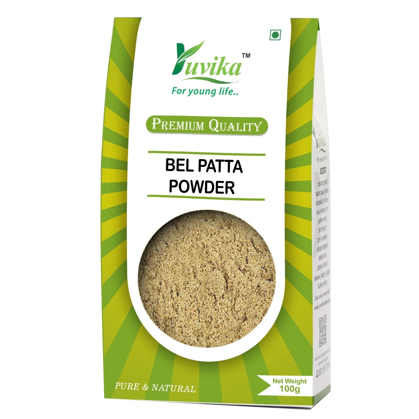 Bel Patta Powder - Bel Patra Powder - Bilva Bel Leaf - Aegle Marmelos Powder (100g)