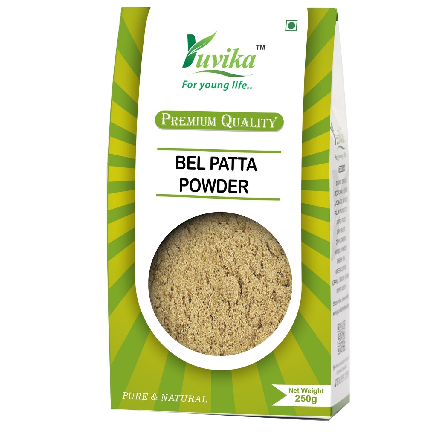 Bel Patta Powder - Bel Patra Powder - Bilva Bel Leaf - Aegle Marmelos Powder (250g)
