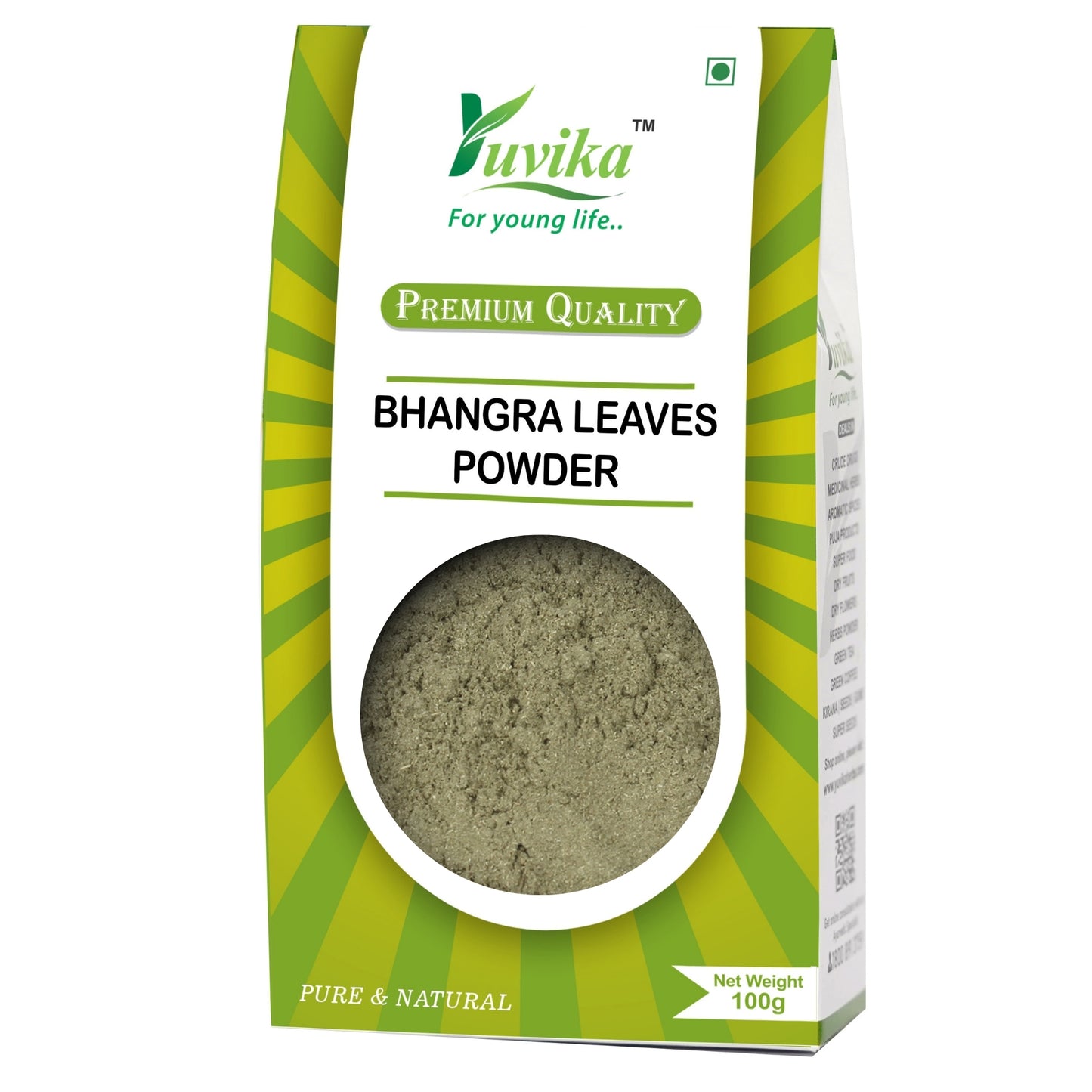 Bhangra Leaves Powder - Bringraj Powder - Eclipta Alba (100g)