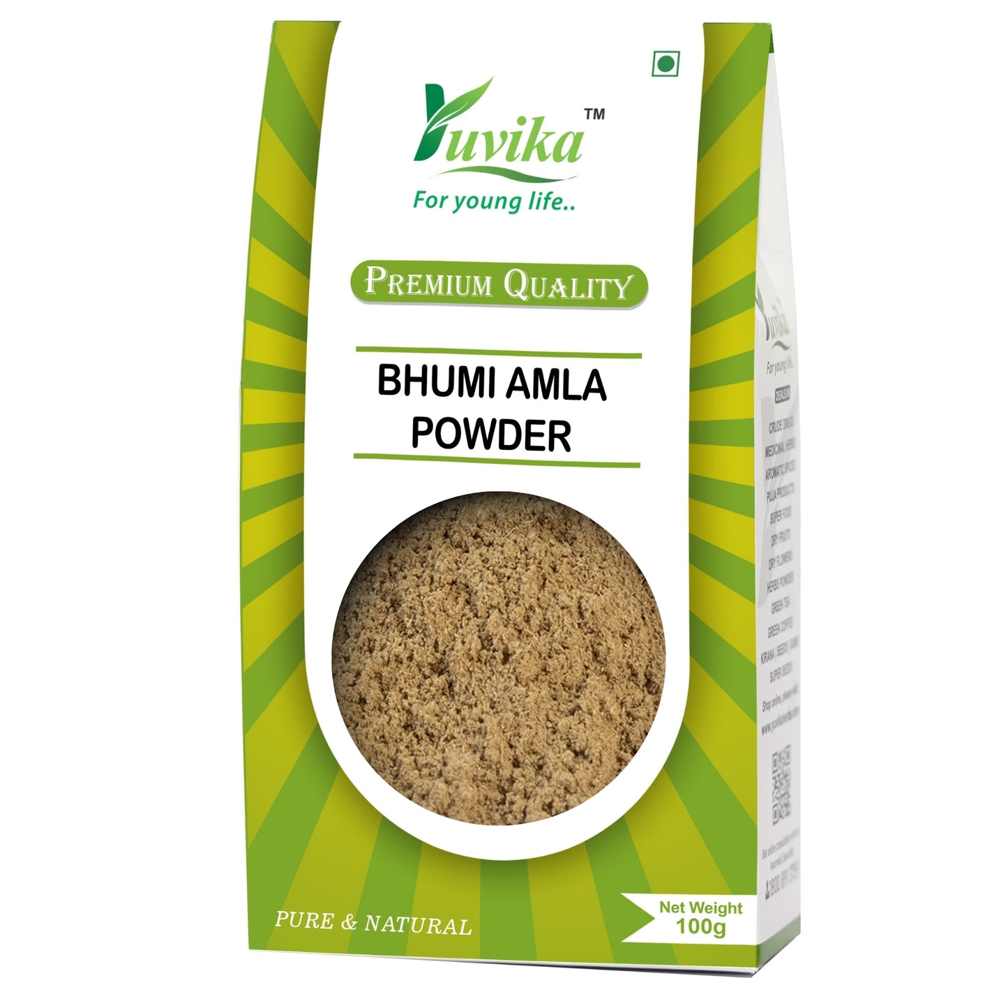 Bhumi Amla Powder - Bhoomi Awla Powder- Phyllanthus Niruri - Fillanto Niruhi (100g)