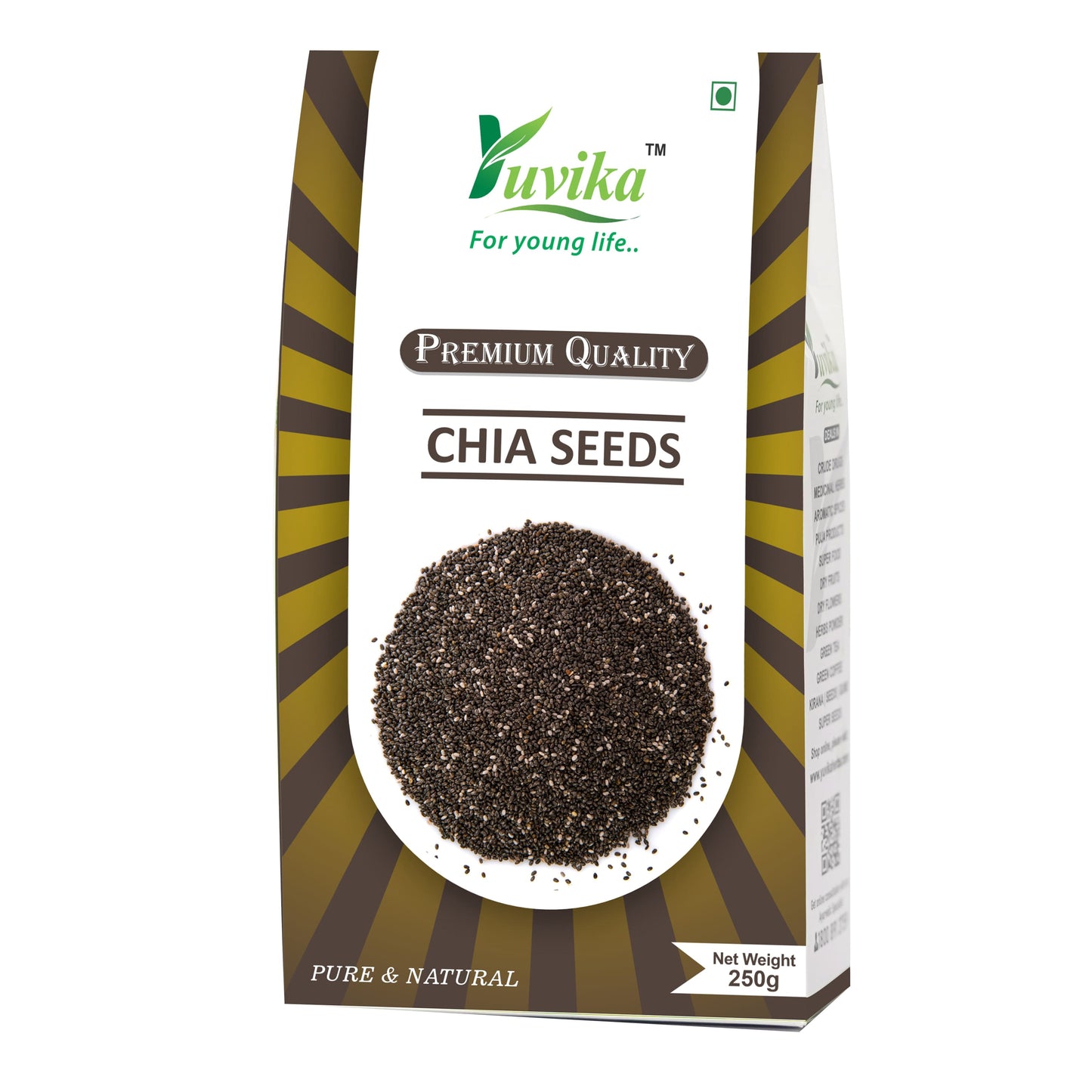 YUVIKA Chia Seeds 250 Grams
