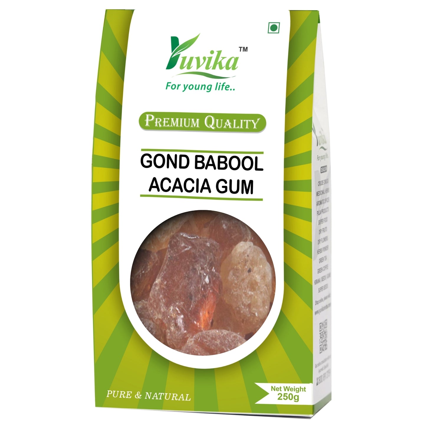 Gond Babool - Babul Gond - Gond Kikar - Acacia Gum (250g)