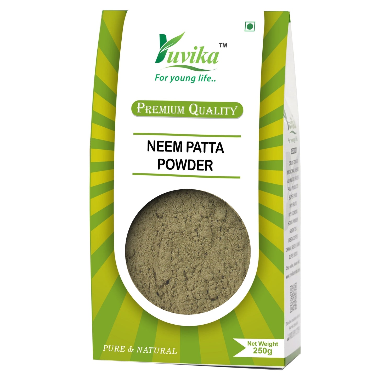 Neem Patta Powder - Azadirachta Indica - Neem Leaves (250g)