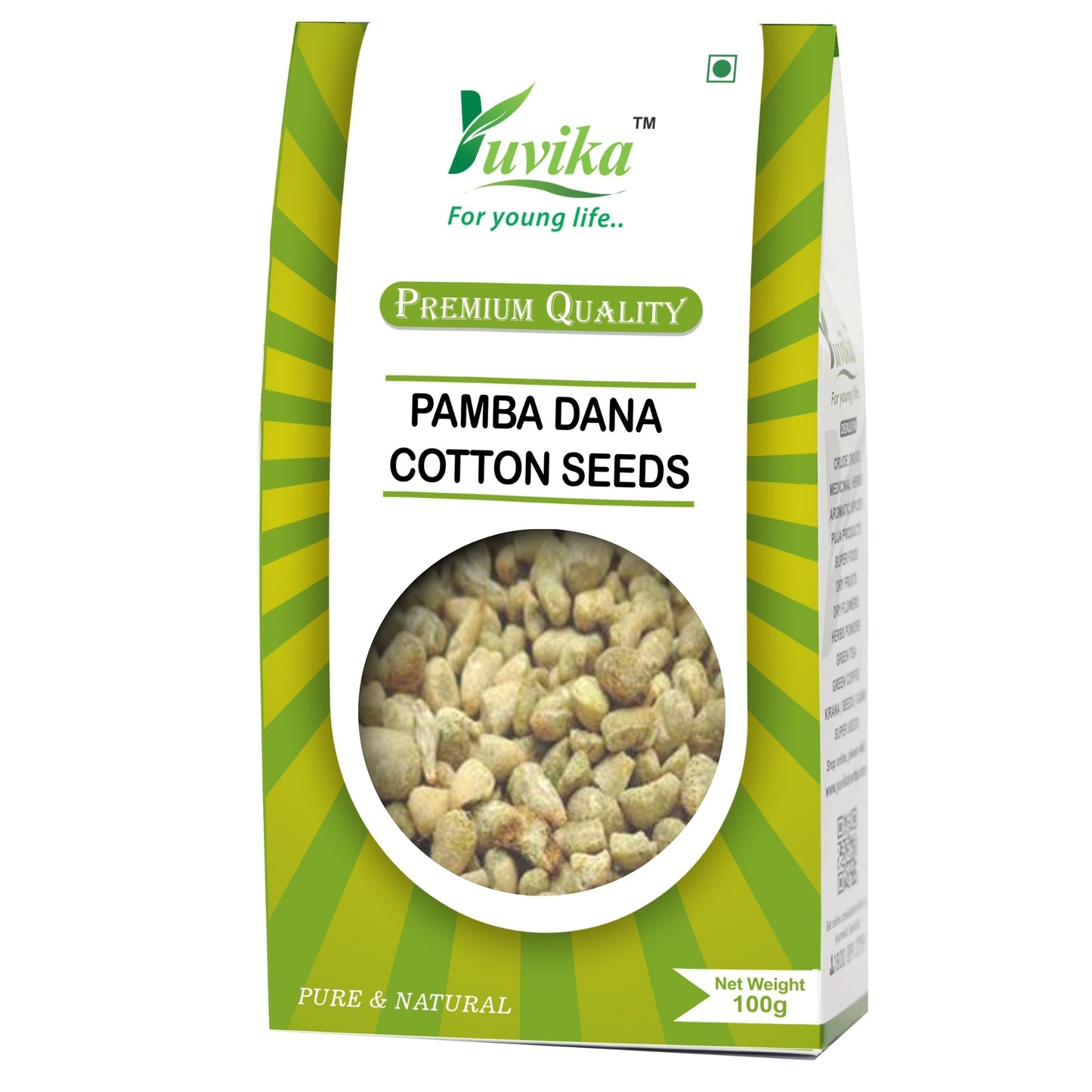 Pamba Dana - Binola Giri - Gossypium herbaceum - Cotton Seeds (100g)