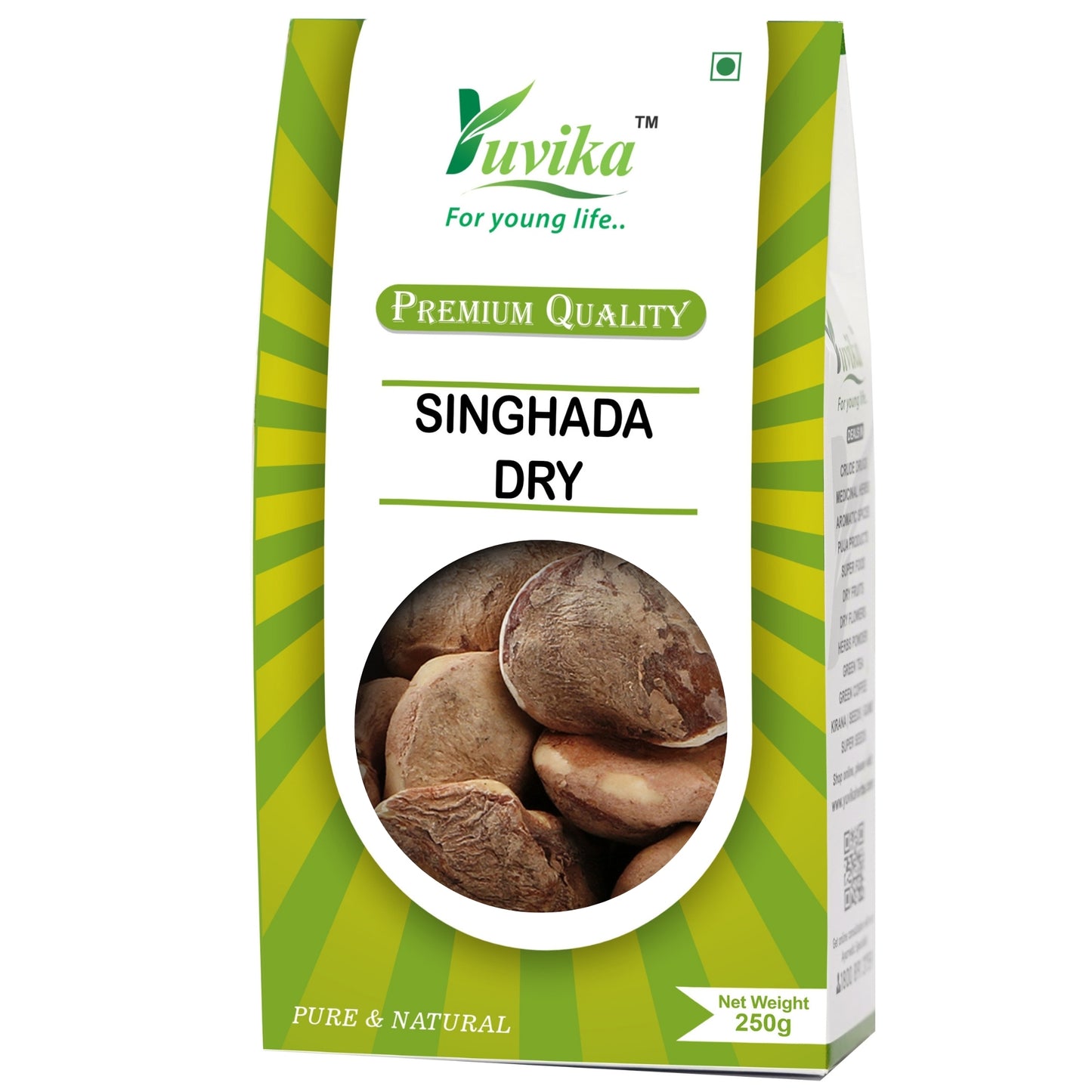 Singhada Dry - Singhara Katni - Singhara Dry - Trapa Bispinosa - Water Chestnut (250g)