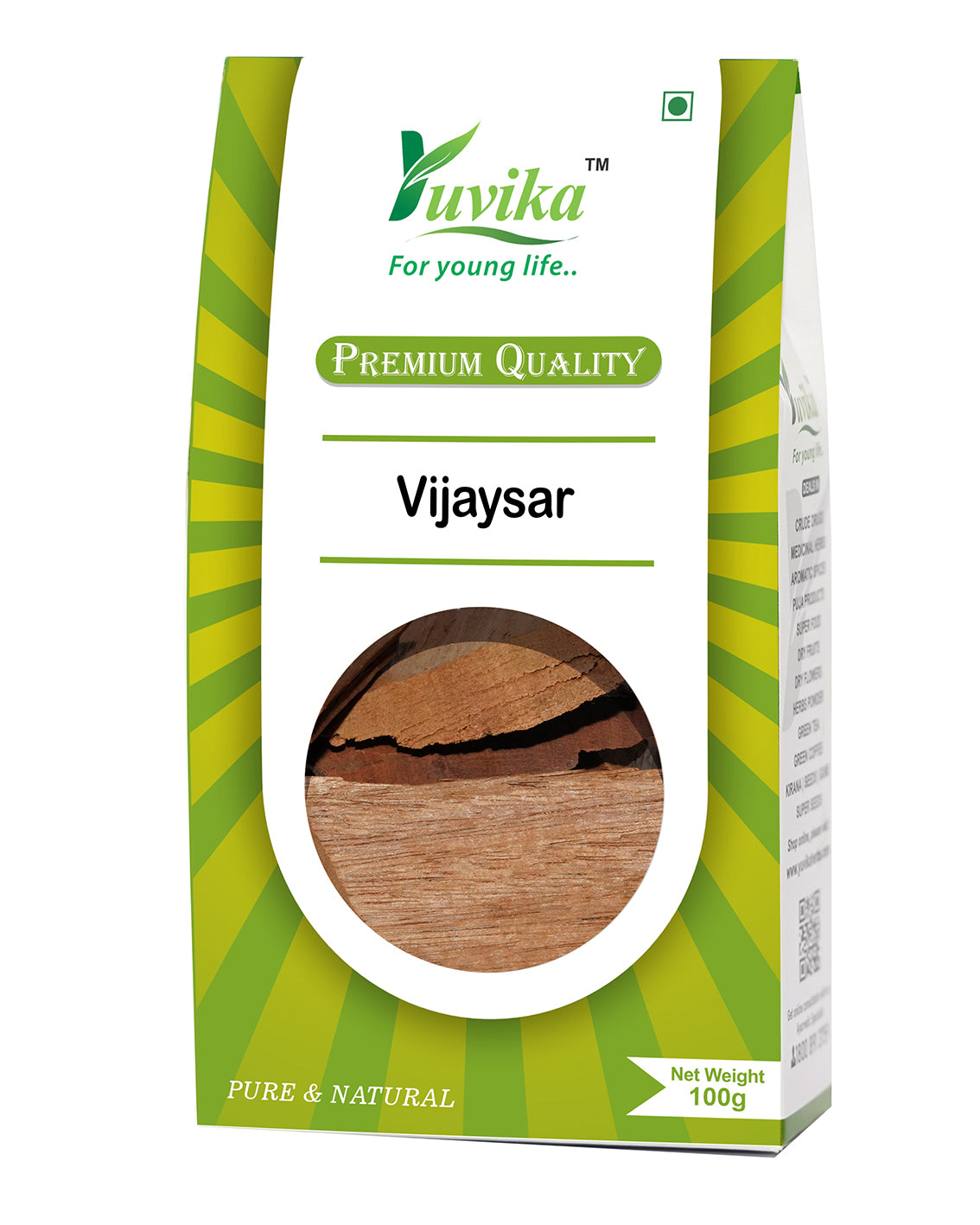 Vijaysar - Pterocarpus Marsupium - Indian Kino (100g)